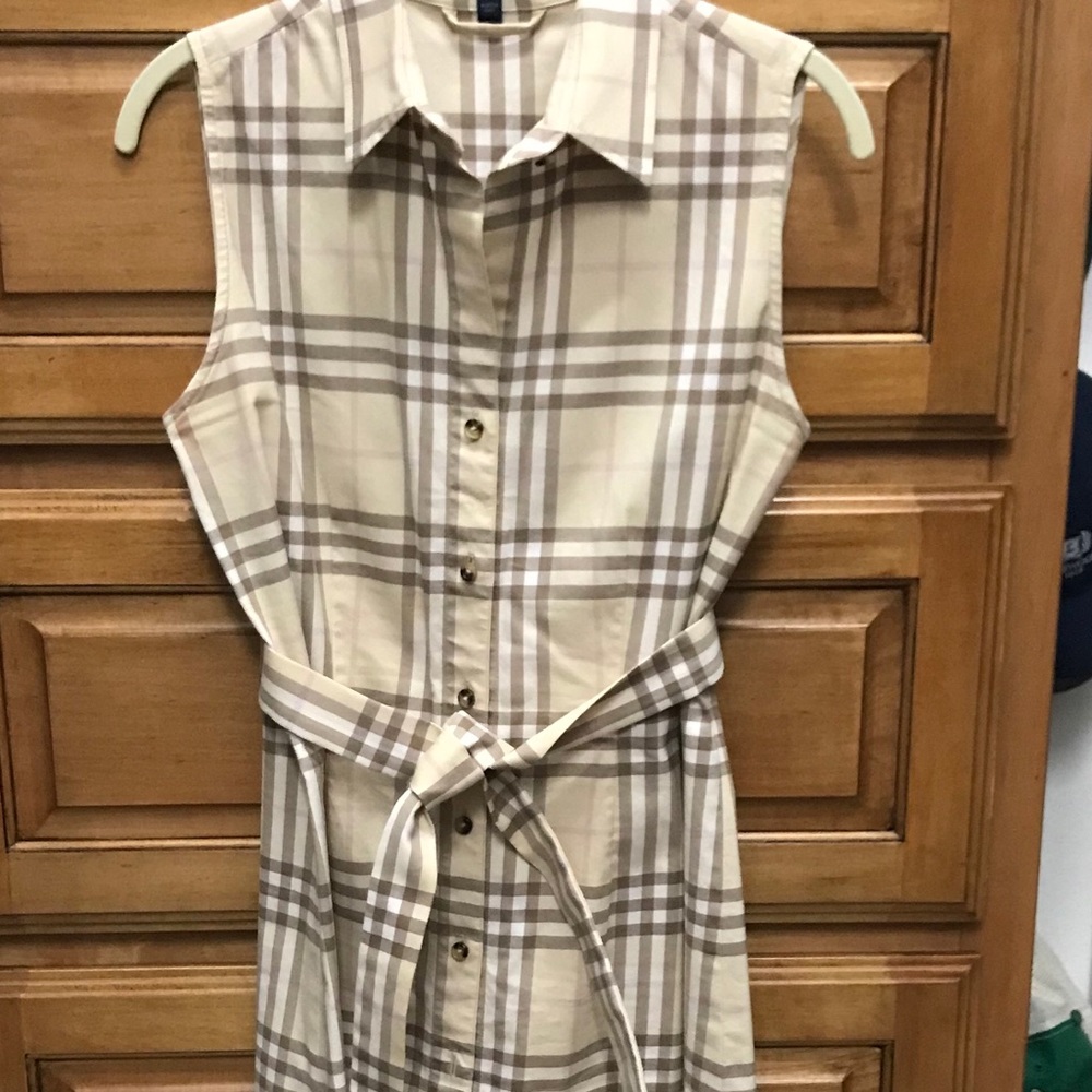 Size 10 Authentic Burberry Shirt Dress
